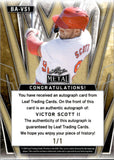 2024 Victor Scott II Leaf Metal GOLD MOJO ROOKIE AUTO 1/1 ONE OF ONE AUTOGRAPH RC #BA-VS1 St. Louis Cardinals
