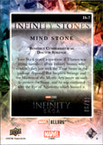 2022 Benedict Cumberbatch Upper Deck Allure INFINITY STONES MIND STONE GOLD 86/99 #IS-7