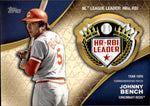 2023 Johnny Bench Topps Series 2 CROWNING ACHIEVEMENTS COMMEMORATIVE PATCH #CA-JB Cincinnati Reds HOF 2