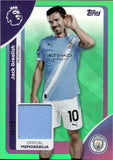 2025-26 Jack Grealish Relic Topps Premier League #RE-JGR 14/99 GREEN FOIL MANCHESTER CITY