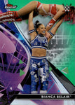 2021 Bianca Belair Topps Finest WWE GREEN REFRACTOR 38/99 #45 Smack Down