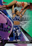 2021 Bianca Belair Topps Finest WWE GREEN REFRACTOR 38/99 #45 Smack Down