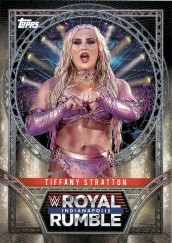 2025 Tiffany Stratton Topps ROYAL RUMBLE #RR-9 Friday Night Smackdown 3