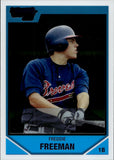 2007 Freddie Freeman Bowman Draft Picks and Prospects Chrome 1ST BOWMAN ROOKIE RC #BDPP12 Atlanta Braves 5