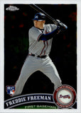 2011 Freddie Freeman Topps Chrome ROOKIE RC #173 Atlanta Braves