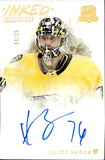 2022-23 Juuse Saros Upper Deck The Cup INKED IMPRESSIONS AUTO 04/25 AUTOGRAPH #II-JS Nashville Predators