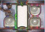 2024 Albert Pujols Topps Triple Threads BUTTONED UP TRIPLE BUTTON JERSEY 1/1 ONE OF ONE RELIC #BUPR-AP St. Louis Cardinals