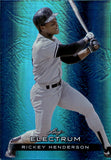2024 Rickey Henderson Leaf Electrum PLATINUM BLUE 06/25 #58 New York Yankees HOF