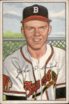 1952 John Cusick Bowman ROOKIE RC #192 Boston Braves BV $15