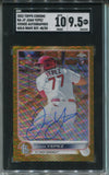 2022 Juan Yepez Topps Chrome ROOKIE GOLD WAVE REFRACTOR AUTO 48/50 AUTOGRAPH RC SGC 9.5/10 #RA-JY St. Louis Cardinals 2335