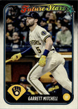 2024 Garrett Mitchell Topps Series 2 VINTAGE STOCK FUTURE STARS 52/99 #447 Milwaukee Brewers