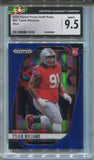 2025 Tyleik Williams Panini Prizm Draft Picks ROOKIE BLUE 138/249 RC CGC 9.5 #82 Detroit Lions 9061