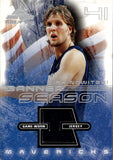 2001-02 Dirk Nowitzki Fleer Marquee BANNER SEASON JERSEY RELIC #DN Dallas Mavericks