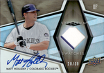 2009 Matt Holliday Upper Deck Spectrum SWATCHES JERSEY AUTO 20/30 AUTOGRAPH RELIC #SS-MH Colorado Rockies