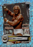 2025 Hulk Hogan Topps Chrome WWE AQUA SHIMMER REFRACTOR 053/199 #12 WWE Legend