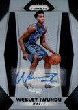 2017-18 Wesley Iwundu Panini Prizm HOLO SILVER ROOKIE AUTO AUTOGRAPH #74 Orlando Magic 1