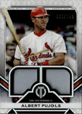 2021 Albert Pujols Topps Tribute DUAL JERSEY 003/150 RELIC #DR-AP St. Louis Cardinals