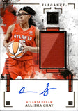 2025 Allisha Gray Panini Impeccable WNBA GOLD ELEGANCE JERSEY AUTO 06/49 AUTOGRAPH RELIC #EJA-AG Atlanta Dream
