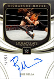 2022 Brie Bella Panini Immaculate WWE SIGNATURE MOVES AUTO 12/75 AUTOGRAPH #SM-BRB WWE Legend