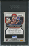 2022 Charlotte Flair Panini Prizm WWE ORANGE PRIZM 09/99 SGC 10 #180 Friday Night Smackdown 6861