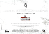 2025 Dominik Mysterio Topps Royalty WWE REGALIA DUAL SHIRT AUTO 46/99 AUTOGRAPH RELIC #RES-DMY Monday Night Raw