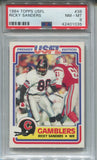 1984 Ricky Sanders Topps USFL PSA 8 #38 Houston Gamblers 1035
