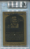 1984 Brooks Robinson Metallic HOF Plaque BAS AUTHENTIC AUTO AUTOGRAPH #NA Baltimore Orioles HOF 8116