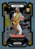 2024 Rickea Jackson Panini Prizm Monopoly LIGHT BLUE 31/199 Los Angeles Sparks #63
