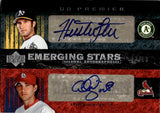 2007 Adam Wainwright Huston Street Upper Deck Premier EMERGING STARS DUAL AUTO 02/50 AUTOGRAPH #ES2-SW Cardinals A's