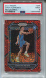 2022-23 Chet Holmgren Panini Prizm RED SPARKLE ROOKIE RC PSA 9 #266 Oklahoma City Thunder 6489