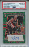 2023-24 Kris Murray Donruss Optic ROOKIE OPTICS GREEN INTERNATIONAL AUTO AUTOGRAPH RC PSA 10 #ROAMUR Portland Trail Blazers 8731