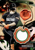 2024 Gunnar Henderson Topps Holiday JERSEY RELIC #RC-GH Baltimore Orioles