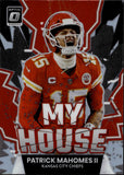 2022 Patrick Mahomes Donruss Optic MY HOUSE #MH-4 Kansas City Chiefs