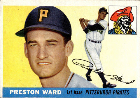 1955 Preston Ward Topps #95 Pittsburgh Pirates BV $30