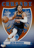 2023-24 Jalen Brunson Panini Phoenix ORANGE CRUSADE 42/49 #11 New York Knicks