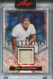 2026 Bill Mazeroski Leaf Art of Sport VIRTUOSO JERSEY 14/20 RELIC #V-2 Pittsburgh Pirates