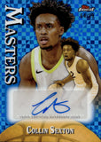2024-25 Collin Sexton Topps Finest BLUE XFRACTOR MASTERS AUTO 64/99 AUTOGRAPH #MA-CS Utah Jazz