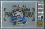 2019-20 Joe Sakic Upper Deck Clear Cut Metal Universe PALLADIUM LEGEND AUTO AUTOGRAPH BGS 8.5/10 #TJS Colorado Avalanche HOF 8883