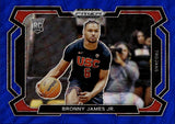 2024 Bronny James Jr. Panini Prizm Draft Picks BLUE WAVE ROOKIE 183/249 RC #86 Los Angeles Lakers