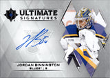 2023-24 Jordan Binnington Upper Deck Ultimate SIGNATURES AUTO AUTOGRAPH #US-JB St. Louis Blues