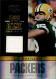 2012 Bart Starr Panini Certified FABRIC OF THE GAME JERSEY 71/99 RELIC #1 Green Bay Packers HOF