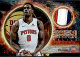 2025-26 Jalen Duran Topps SWISH AND STITCH PATCH 21/25 RELIC #SST-JD Detroit Pistons