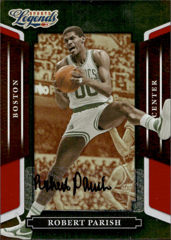 2008 Robert Parrish Donruss Americana Sports Legends MIRROR RED AUTO 123/211 AUTOGRAPH #52 Boston Celtics HOF