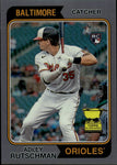 2023 Adley Rutschman Topps Heritage Chrome SILVER ROOKIE 099/374 RC #7 Baltimore Orioles