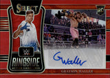 2022 Grayson Waller Panini Select WWE RINGSIDE ACTION SIGNATURES RED ROOKIE AUTO 16/99 AUTOGRAPH #RA-GWL NXT