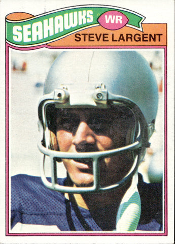 1977 Steve Largent Topps ROOKIE RC #177 Seattle Seahawks HOF