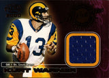 2000 Kurt Warner Pacific JERSEY RELIC #1 St. Louis Rams HOF