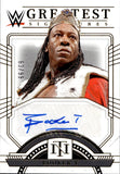 2024 Booker T Panini National Treasures WWE GREATEST SIGNATURES AUTO 63/99 AUTOGRAPH #WG-BKT WWE HOF