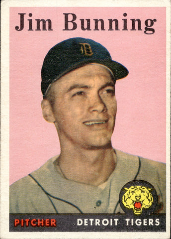 1958 Jim Bunning Topps #115 Detroit Tigers BV $60