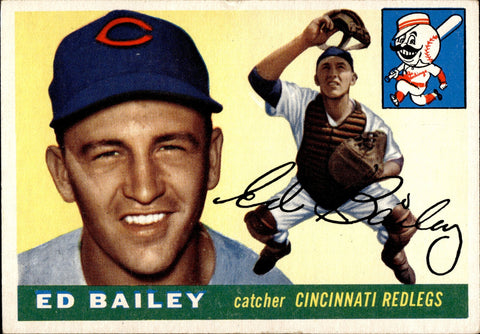 1955 Ed Bailey Topps #69 Cincinnati Reds BV $20